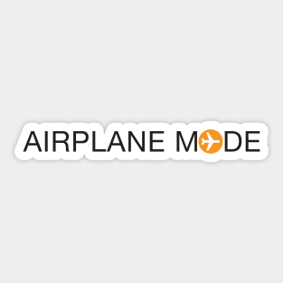 Airplane Mode Sticker